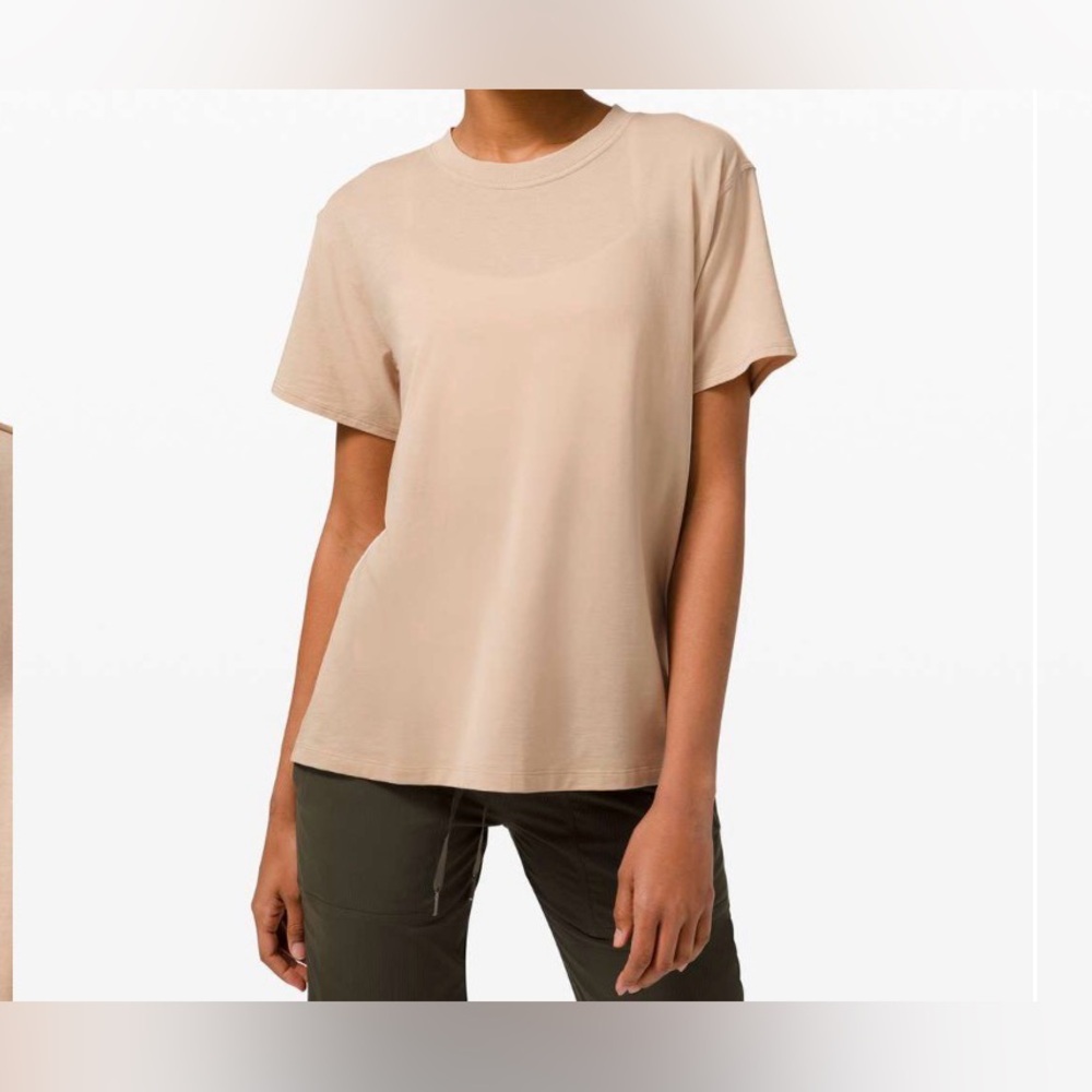 Lululemon All Yours Tee Cafe Au Lait